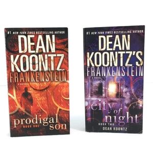 Frankenstein Prodigal Son Book One & City of Night Dean Koontz Lot of 2